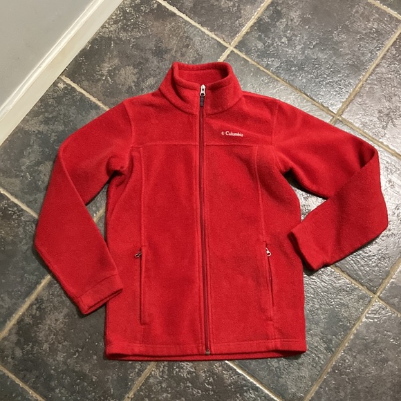 Columbia Full Zip Fleece Jacket Size L (14/16) - Picture 1 of 11